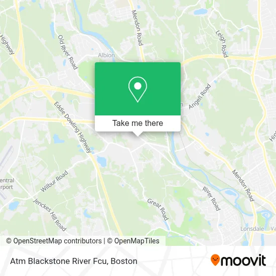 Atm Blackstone River Fcu map