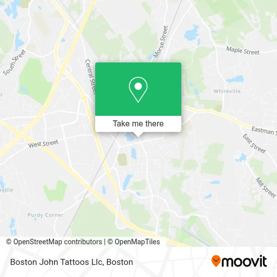 Boston John Tattoos Llc map