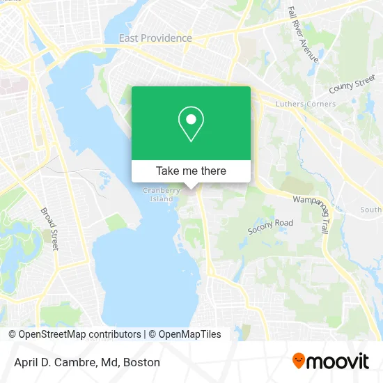 April D. Cambre, Md map