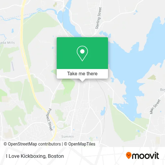 I Love Kickboxing map