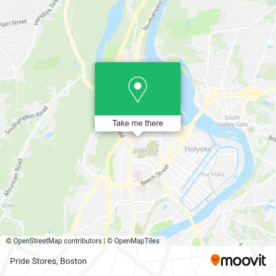 Pride Stores map