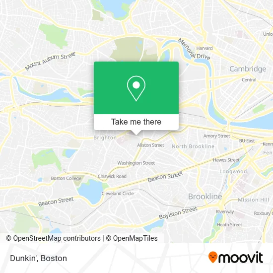 Dunkin' map