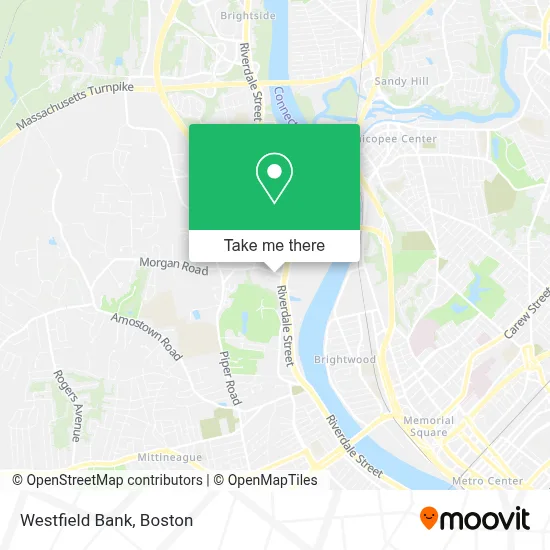Westfield Bank map