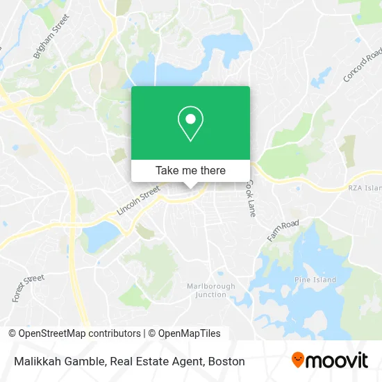 Malikkah Gamble, Real Estate Agent map