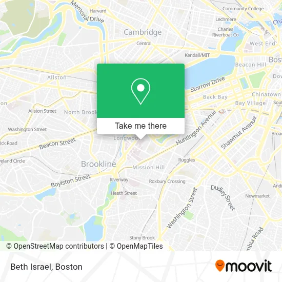 Beth Israel map