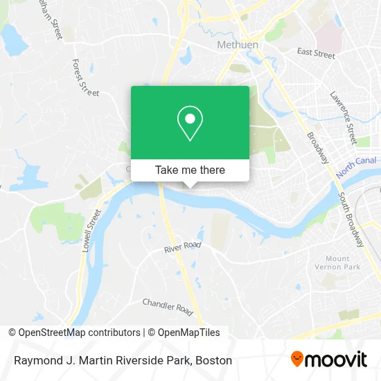 Raymond J. Martin Riverside Park map