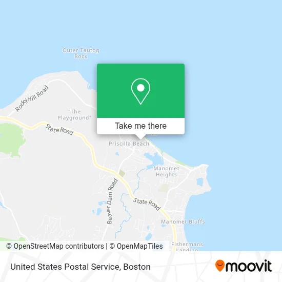 United States Postal Service map