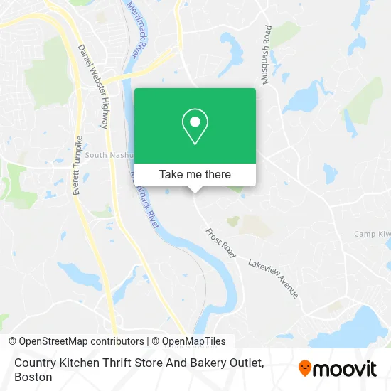 Country Kitchen Thrift Store And Bakery Outlet map