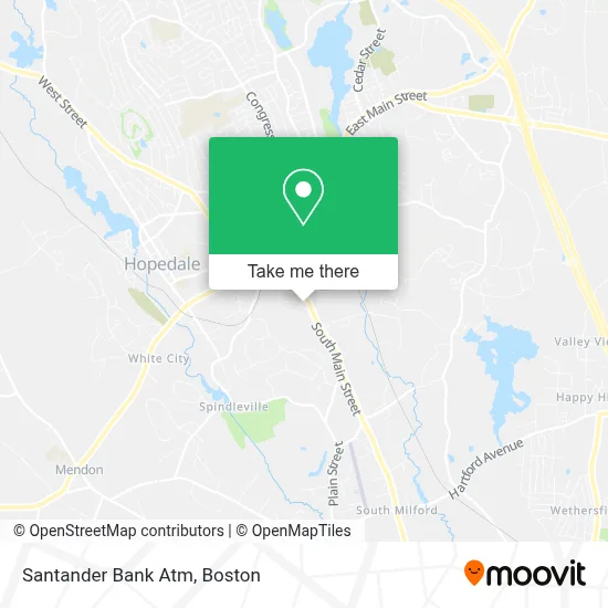 Santander Bank Atm map