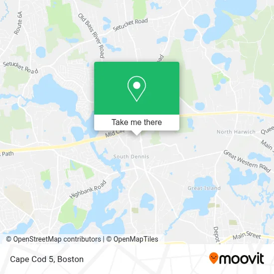 Cape Cod 5 map