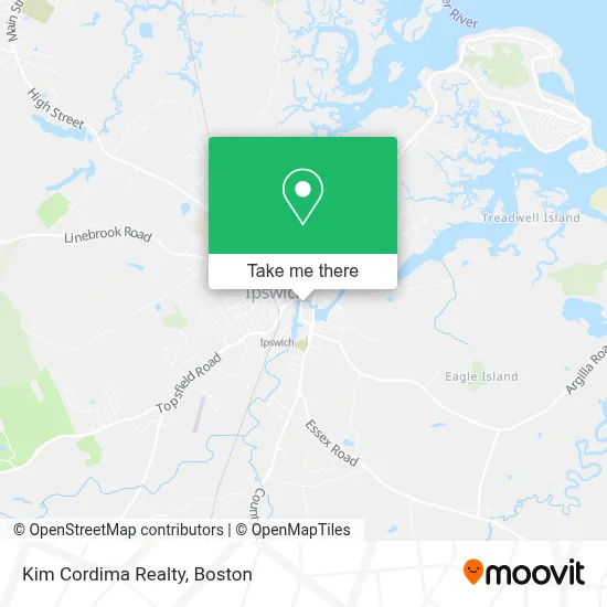Kim Cordima Realty map