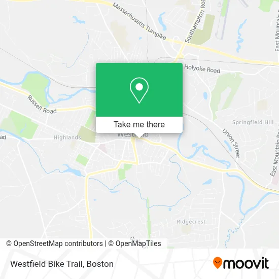 Westfield Bike Trail map