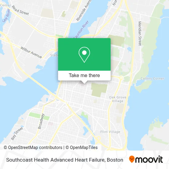Southcoast Health Advanced Heart Failure map
