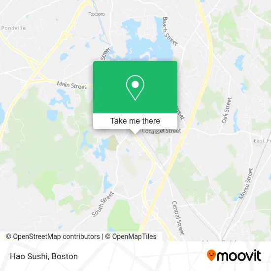 Hao Sushi map
