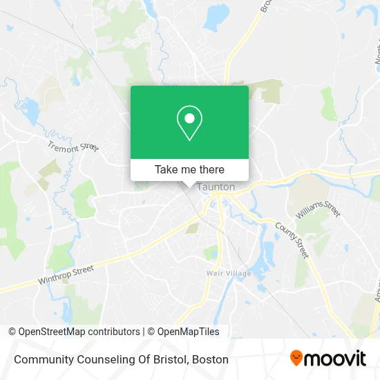 Community Counseling Of Bristol map