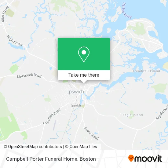 Campbell-Porter Funeral Home map