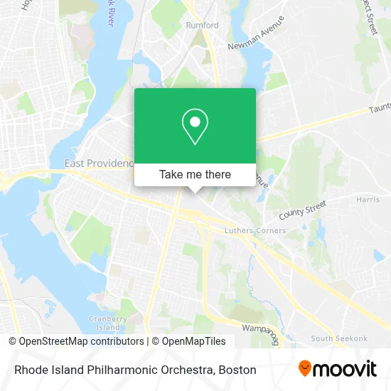 Rhode Island Philharmonic Orchestra map