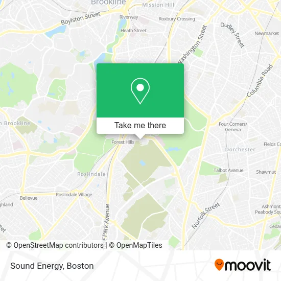 Sound Energy map