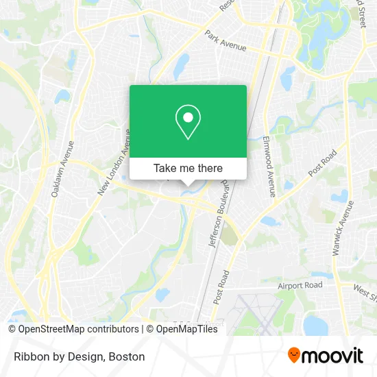 Ribbon by Design map