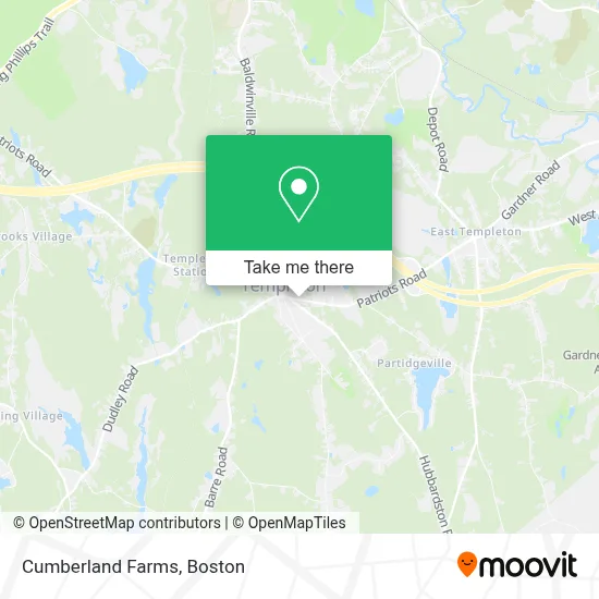 Cumberland Farms map