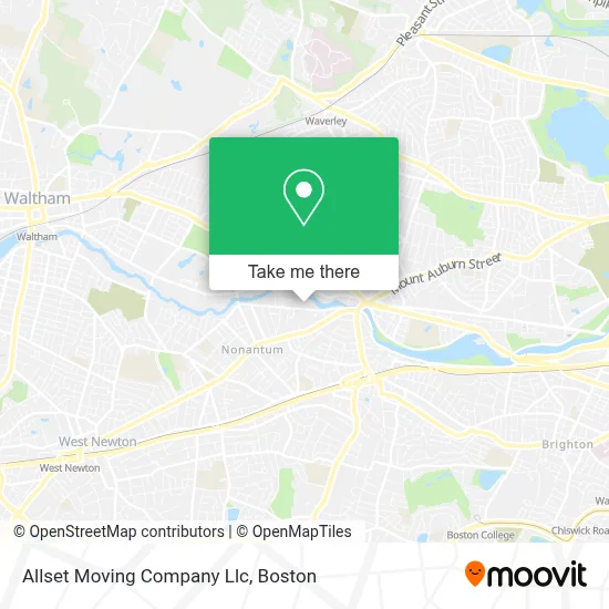 Allset Moving Company Llc map
