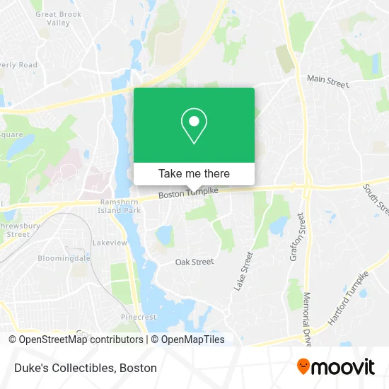 Duke's Collectibles map
