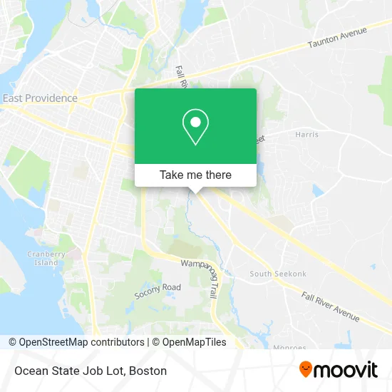 Ocean State Job Lot map