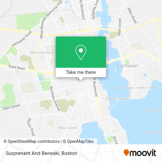 Surprenant And Beneski map