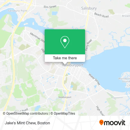 Jake's Mint Chew map