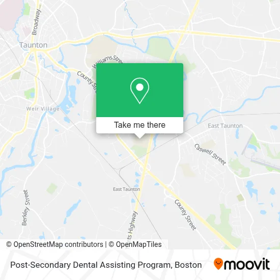 Post-Secondary Dental Assisting Program map