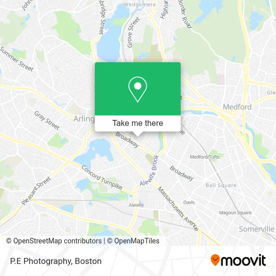 P.E Photography map