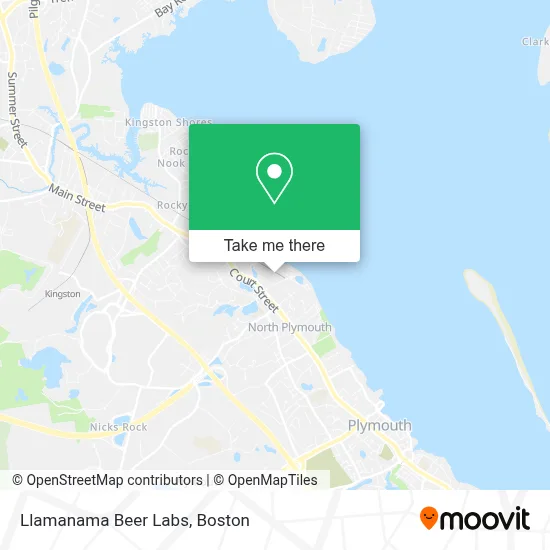 Llamanama Beer Labs map