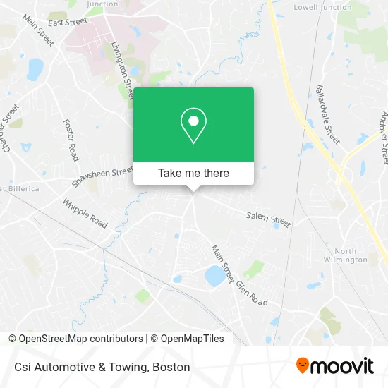 Csi Automotive & Towing map