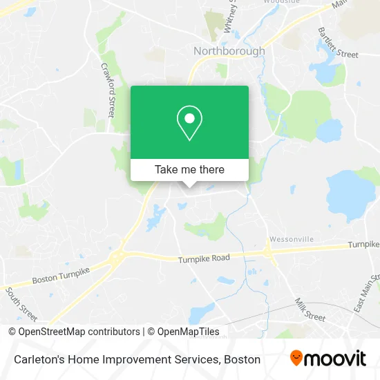 Carleton's Home Improvement Services map