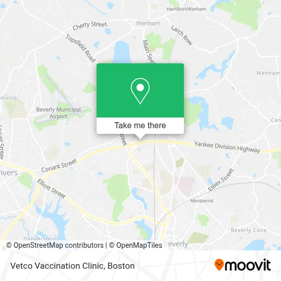 Vetco Vaccination Clinic map