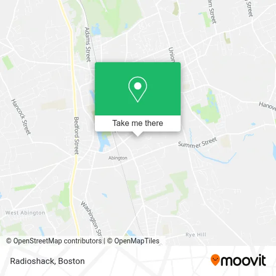Radioshack map