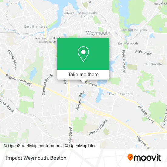 Impact Weymouth map