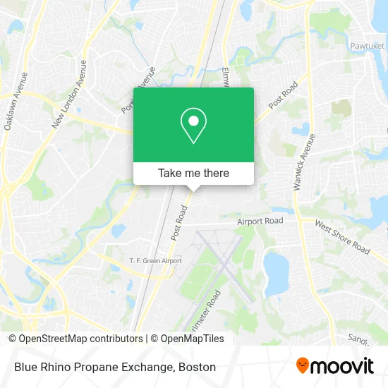 Blue Rhino Propane Exchange map