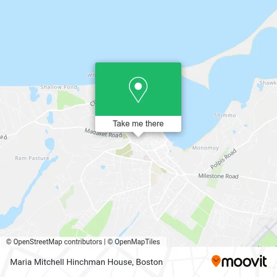 Maria Mitchell Hinchman House map