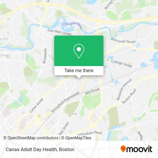 Canas Adult Day Health map