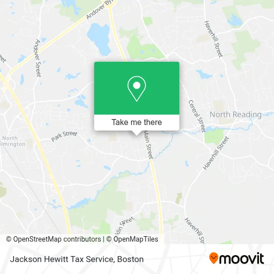 Jackson Hewitt Tax Service map