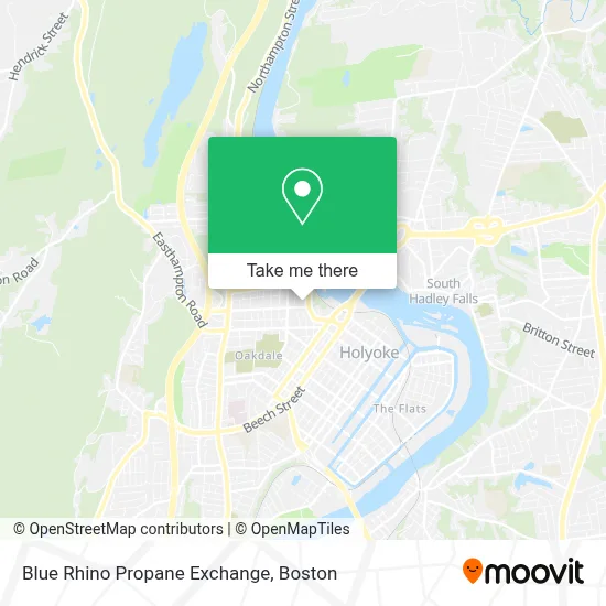 Blue Rhino Propane Exchange map