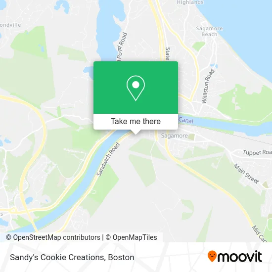 Sandy's Cookie Creations map