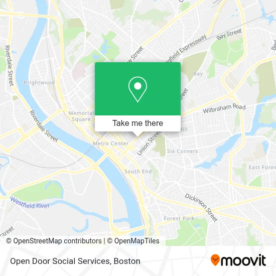 Open Door Social Services map
