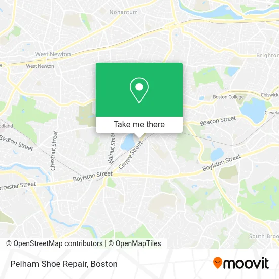 Pelham Shoe Repair map