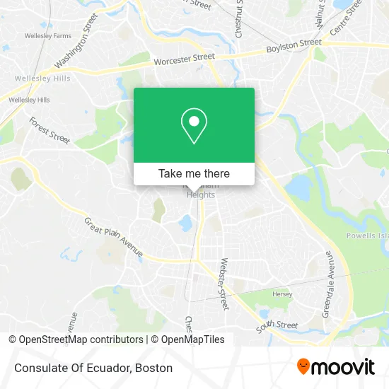 Consulate Of Ecuador map