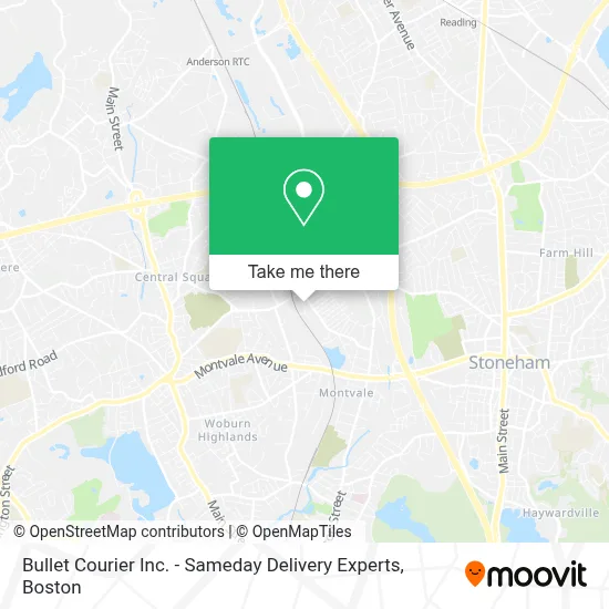 Bullet Courier Inc. - Sameday Delivery Experts map
