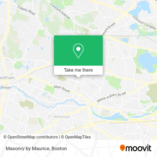 Masonry by Maurice map