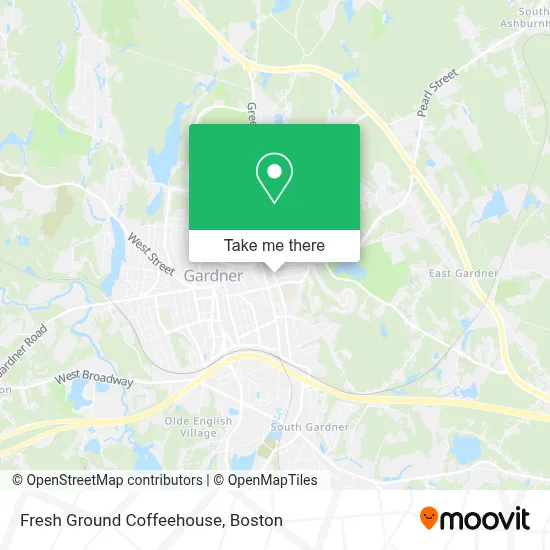 Fresh Ground Coffeehouse map