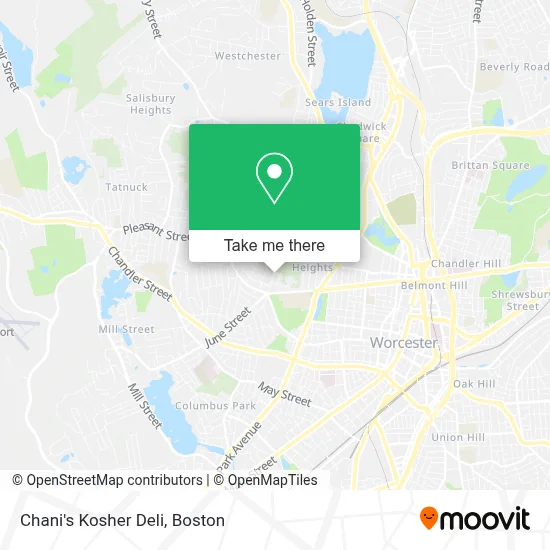 Chani's Kosher Deli map